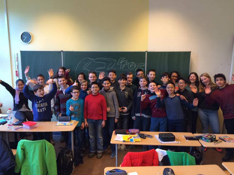 Gruppenfoto der Klasse 7f