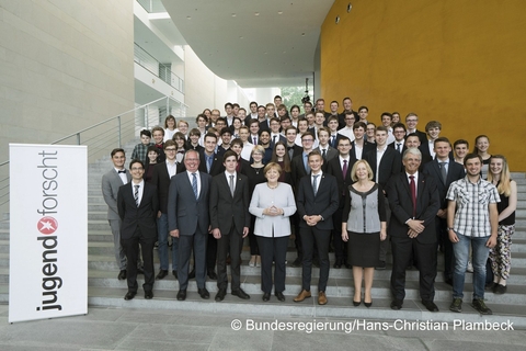 Empfang unserer Bundessieger durch die Bundeskanzlerin