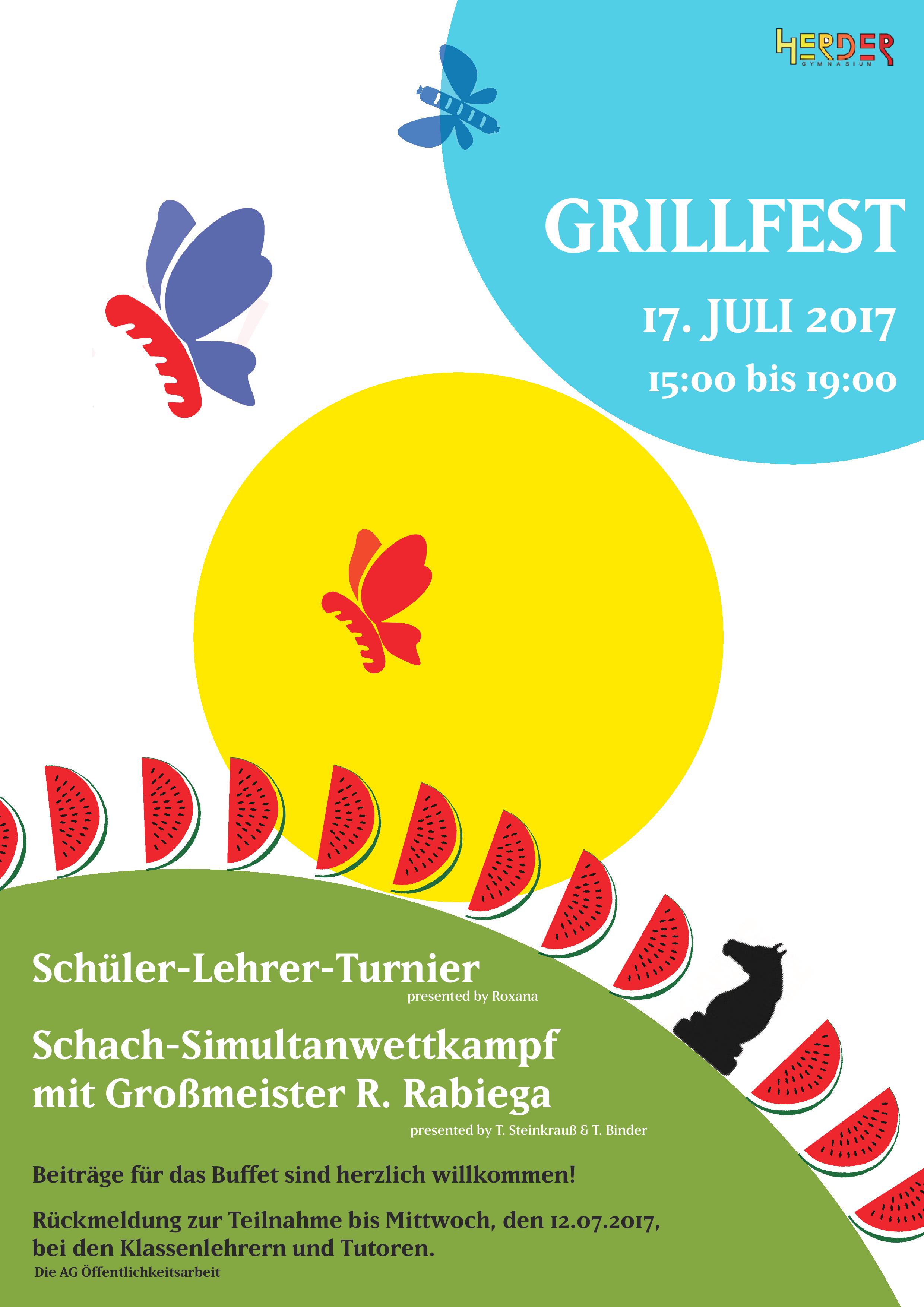 Plakat Grillfest 2017