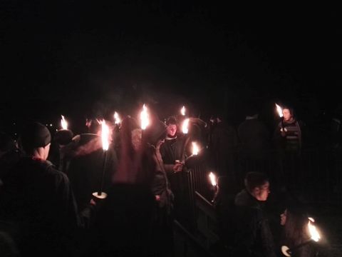 Fackelwanderung in der Burg von Bouillon