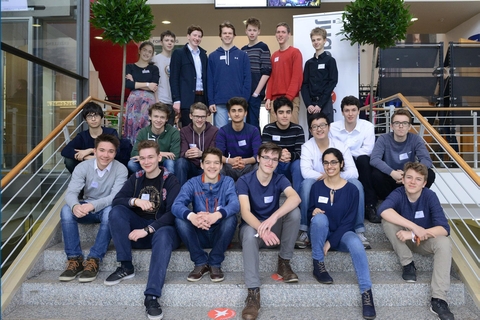 Die Physik-Teilnehmer beim Jugend-forscht Regionalwettbewerb