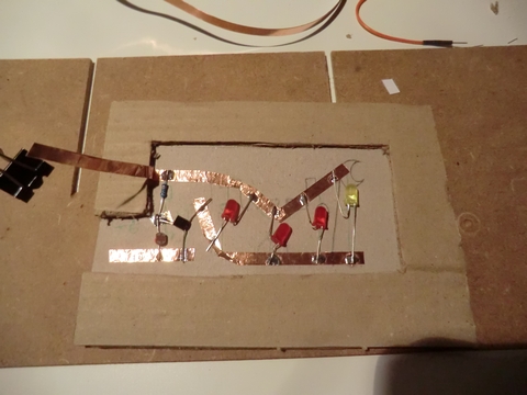 Das Innenleben einer leuchtenden Postkarte