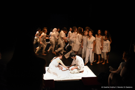 Bild 3 vom Theaterprojekt der Willkommensklassen