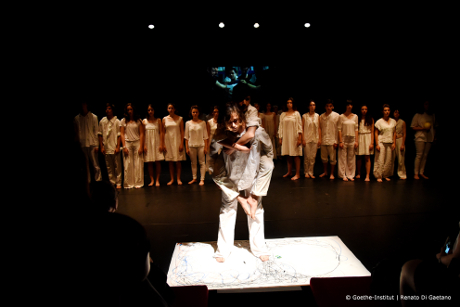 Bild 4 vom Theaterprojekt der Willkommensklassen