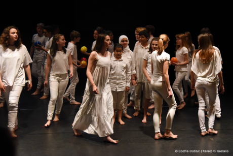 Bild 5 vom Theaterprojekt der Willkommensklassen